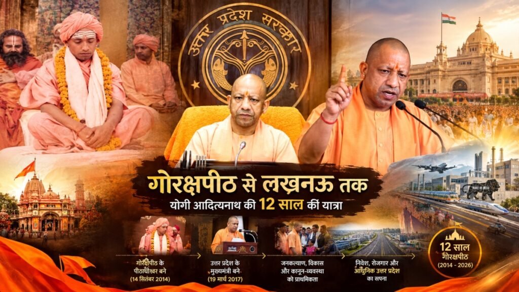 पीठाधीश्वर से CM तक: योगी आदित्यनाथ की 12 साल की यात्रा में टूटे मिथक, बने रिकॉर्ड